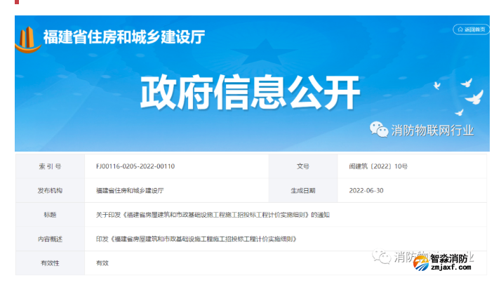 建筑企業(yè) 福建10月1日起實施施工招投標工程計價實施細則（含全文下載）