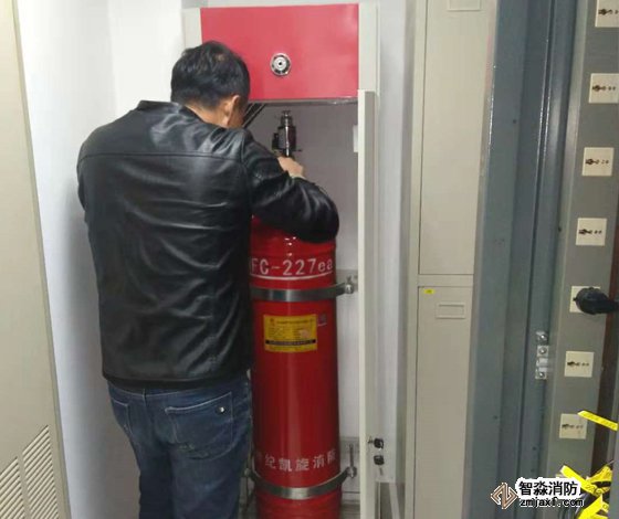 柜式七氟丙烷氣體滅火系統(tǒng)安裝